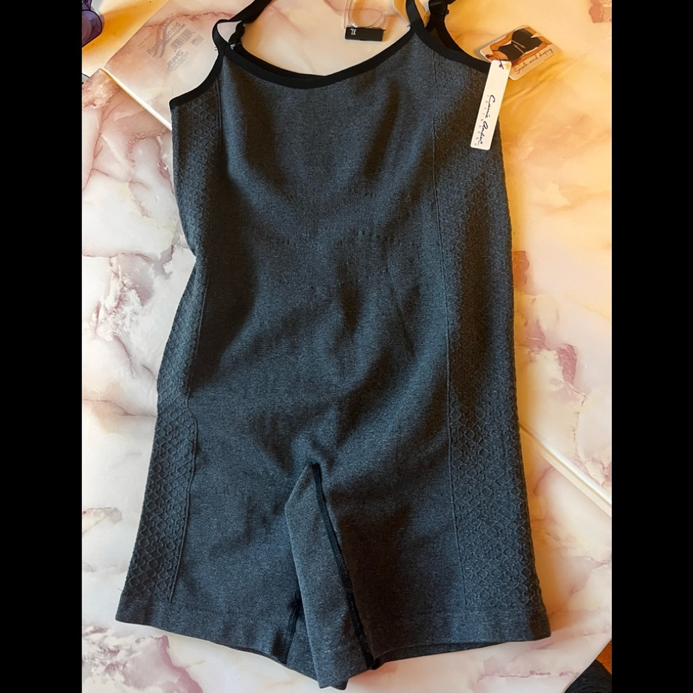 Carrie Amber Intimates Body Shaper With Smooth Waist Shaping, Size 1X